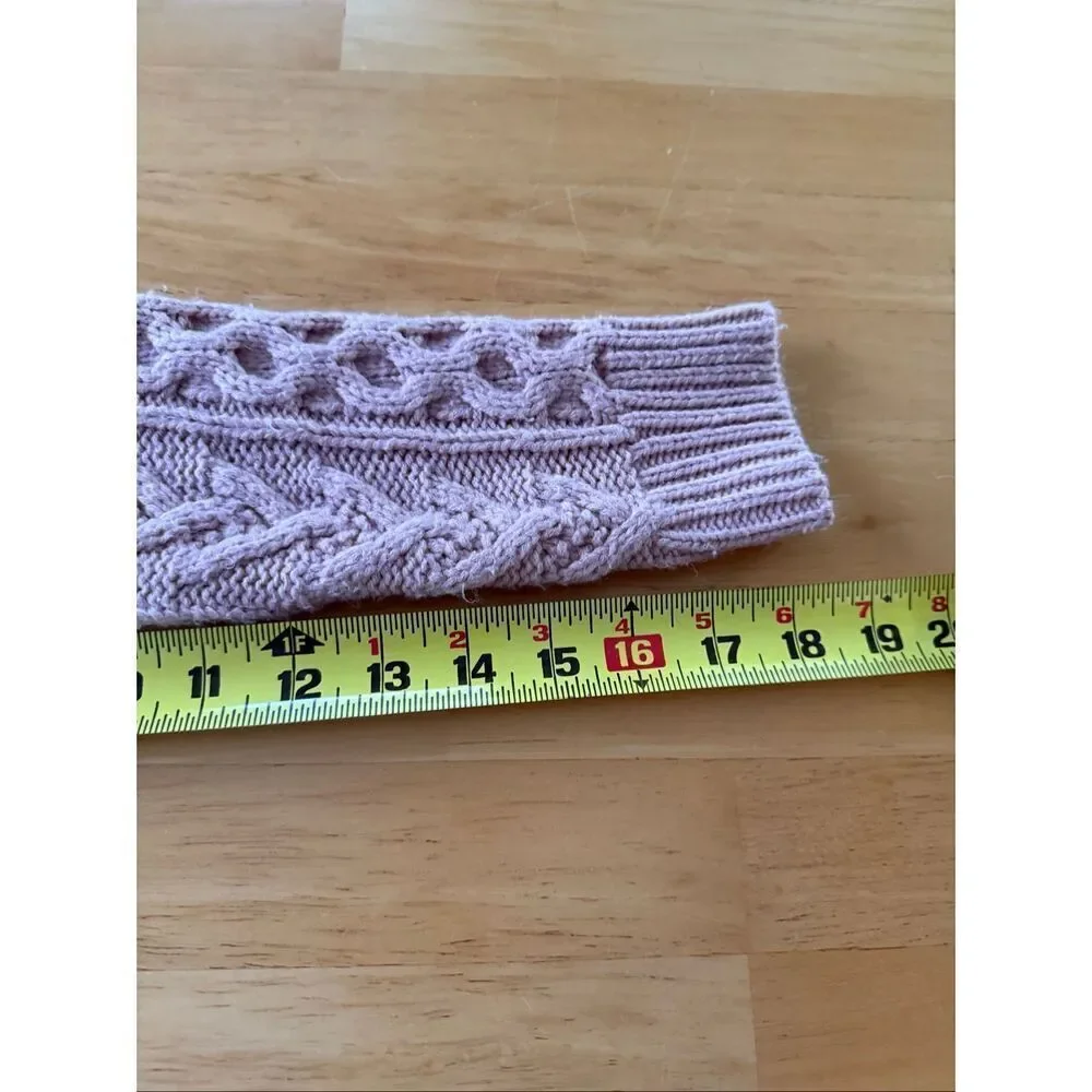 Forever 21 Essentials Dusty Pink Cable-Knit Sweater – Size S